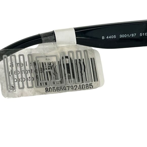 Burberry NEW Black Cat Eye BE4405 Grey Lense Chunky Designer - Picture 9 of 13